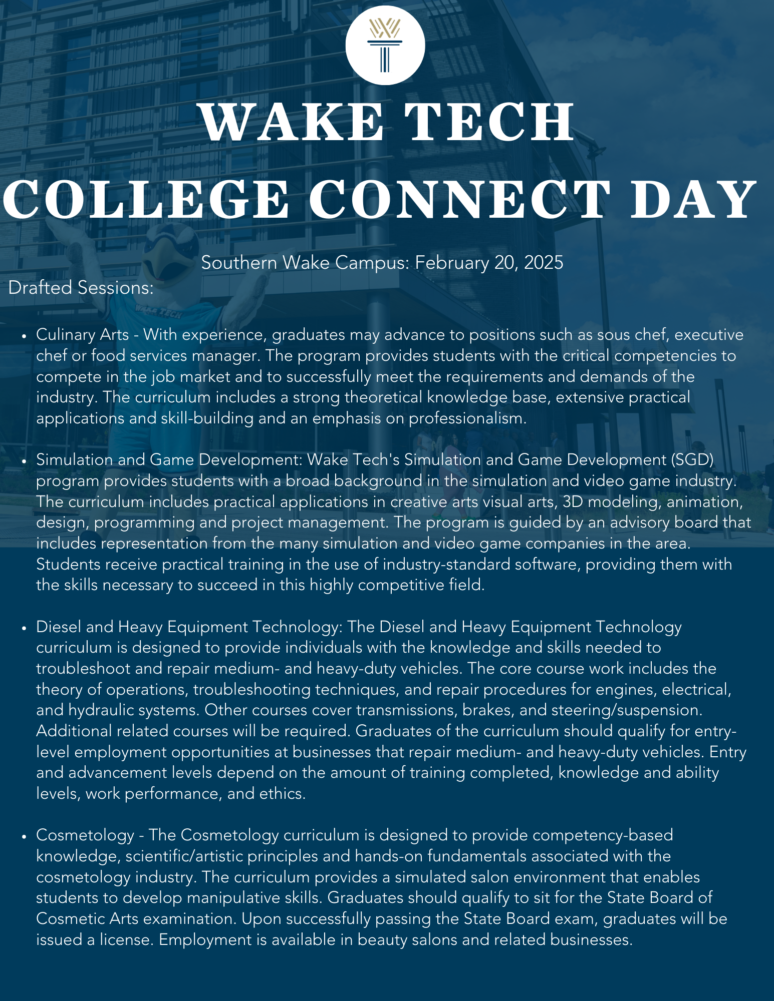 Wake Tech Connect Day 
